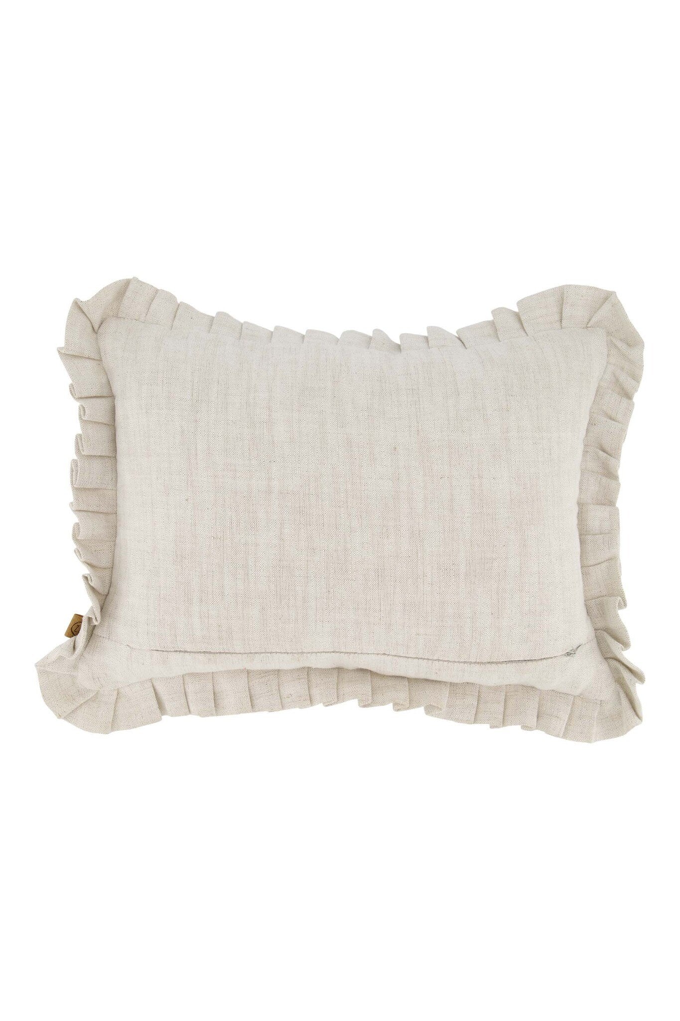 Zusss | Kissen cest la vie 35x25cm Pfeffer und Salz