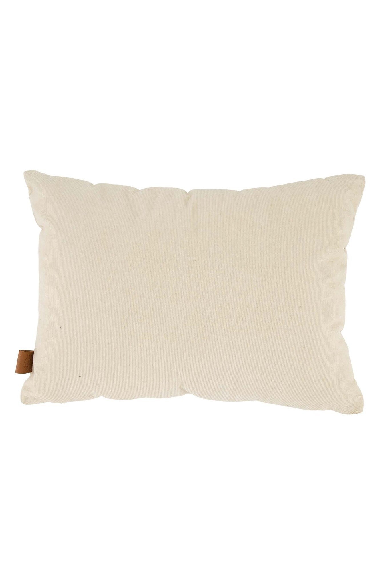 Zusss | Cordkissen, Crazy, 35x25cm, Sand/Anthrazitgrau