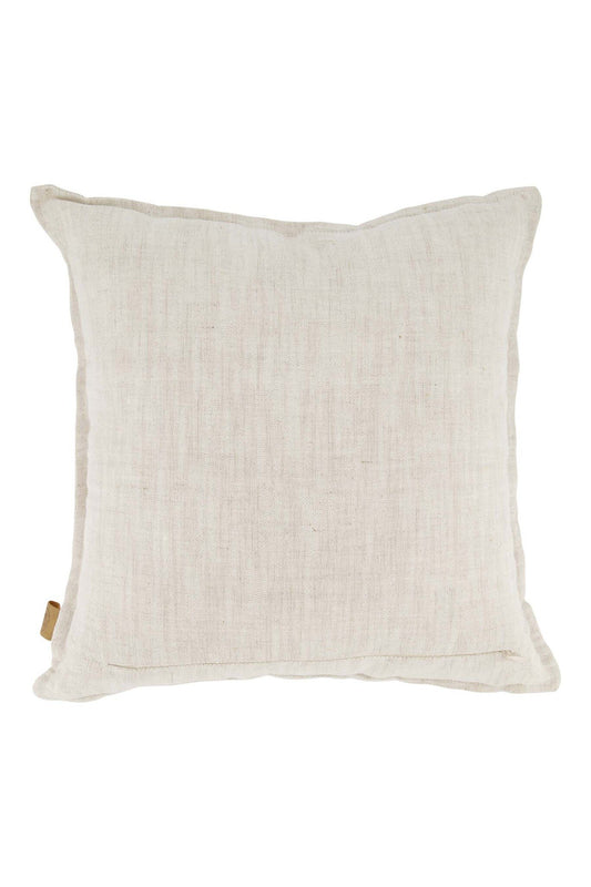 Zusss | Kissen rotherzförmig 35x35cm Pfeffer und Salz