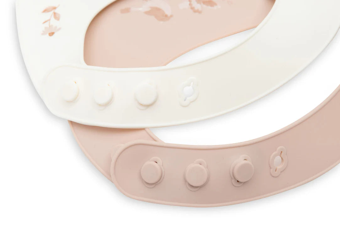 Jollein | Silikonplatte „Hübsche Vögel“, 2er-Pack