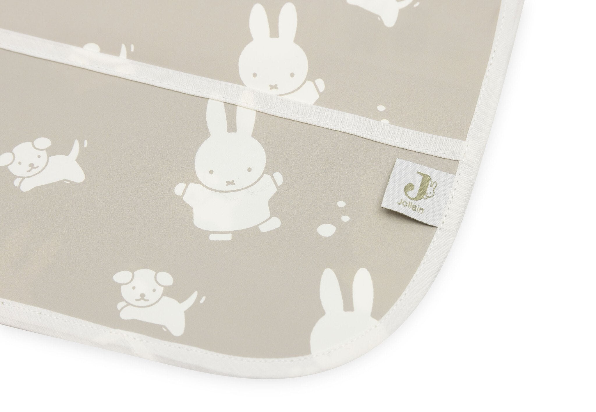 Jollein | Wasserdichte Latzhose mit Ärmeln in Miffy&Snuffy Olivgrün