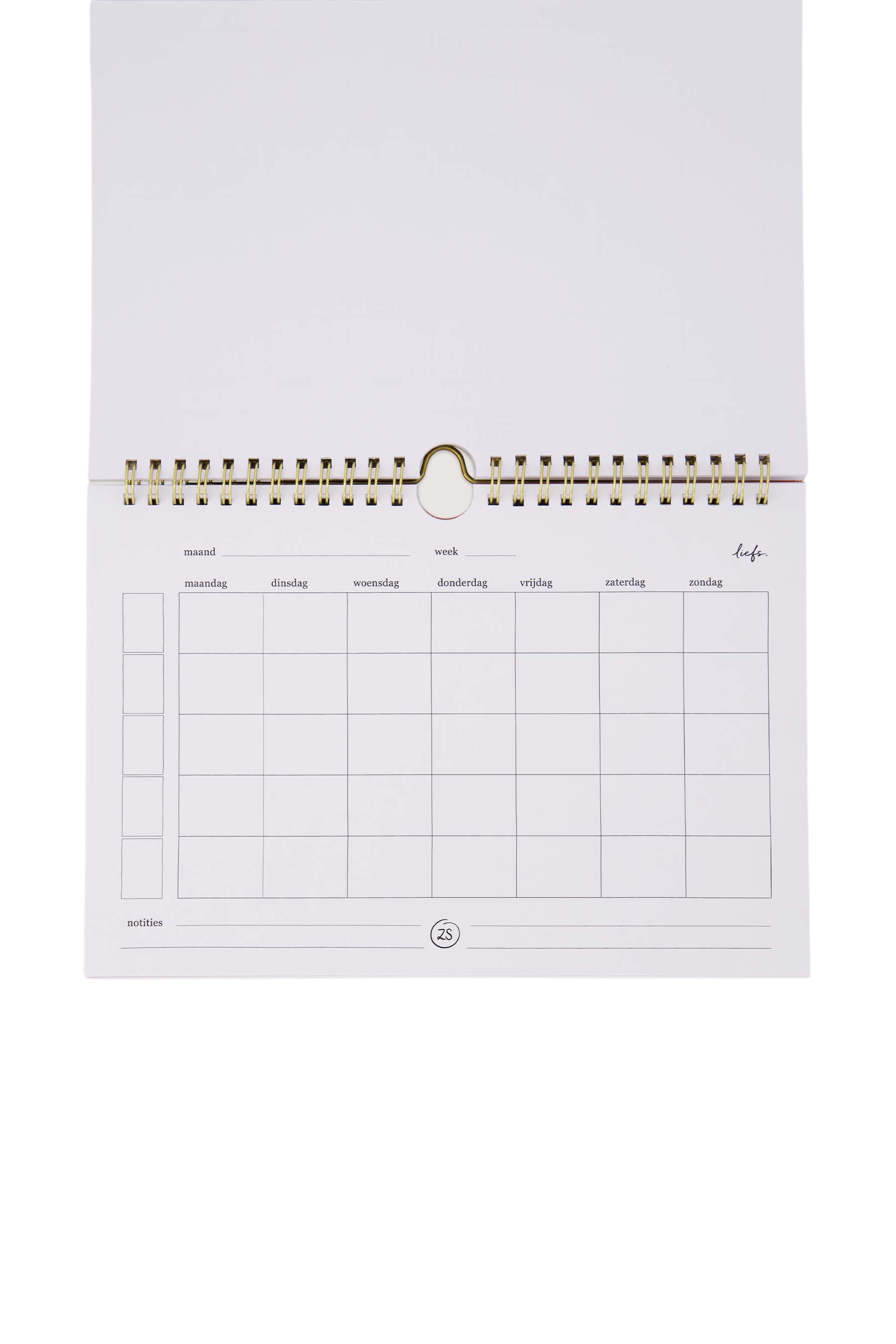 Zusss | Weekplanner today is a lovely day hartje