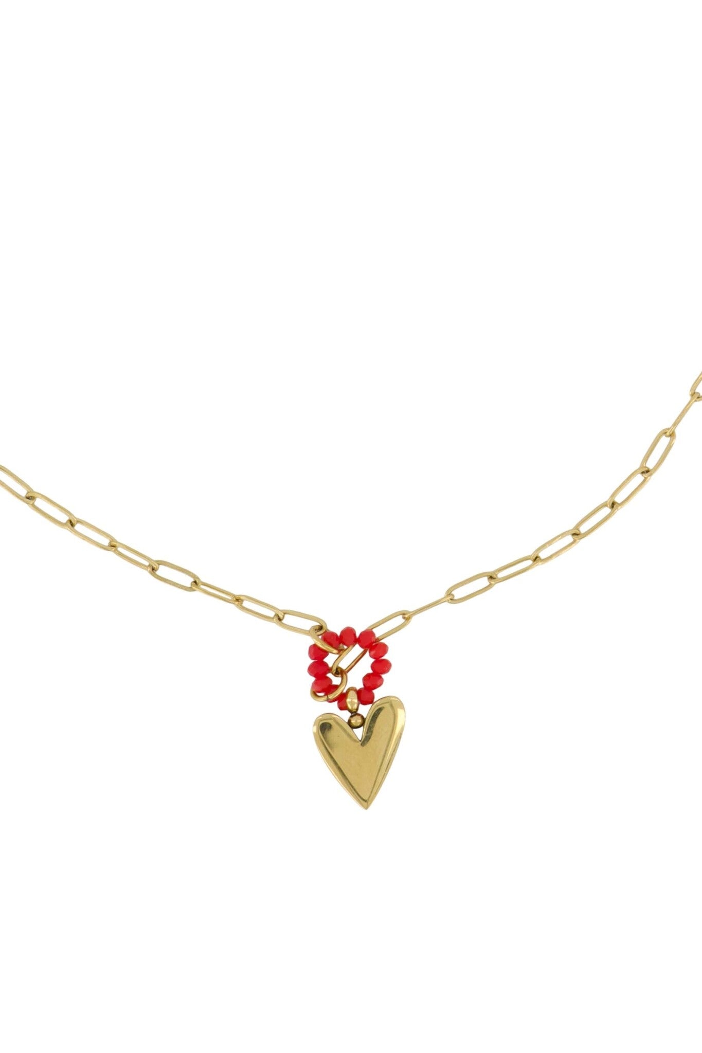 Zusss | Ketting met hartje goud
