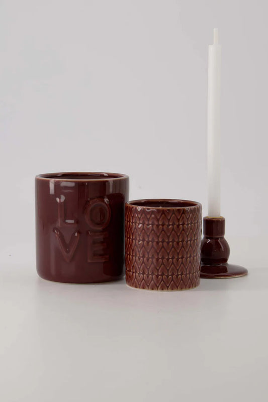 Zusss | Kandelaar keramiek bolling port