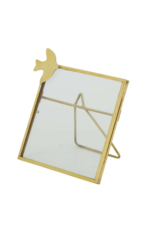 Zusss | Bilderrahmen Vogel Gold