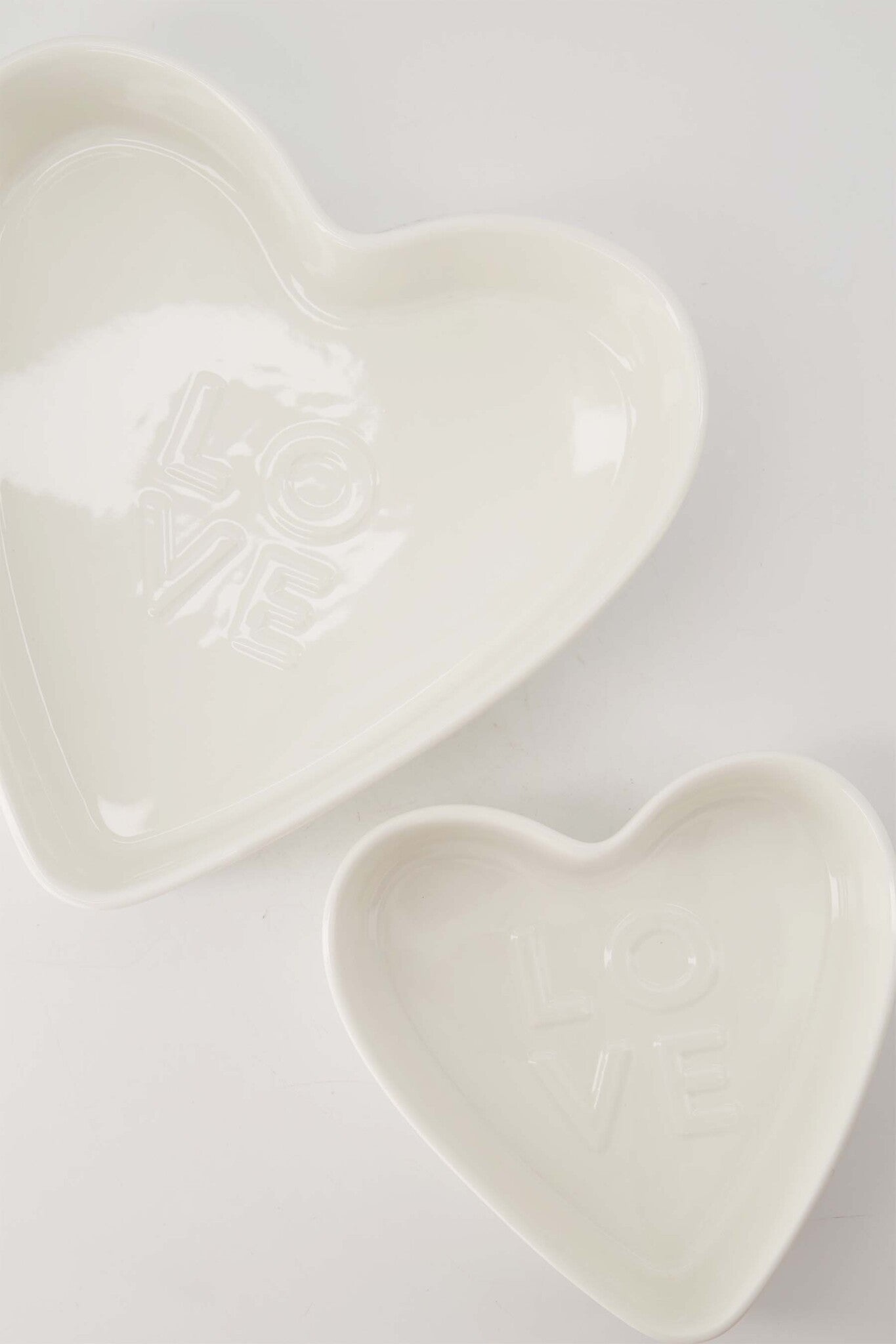 Zusss | Ovenschaal keramiek hartvorm love groot