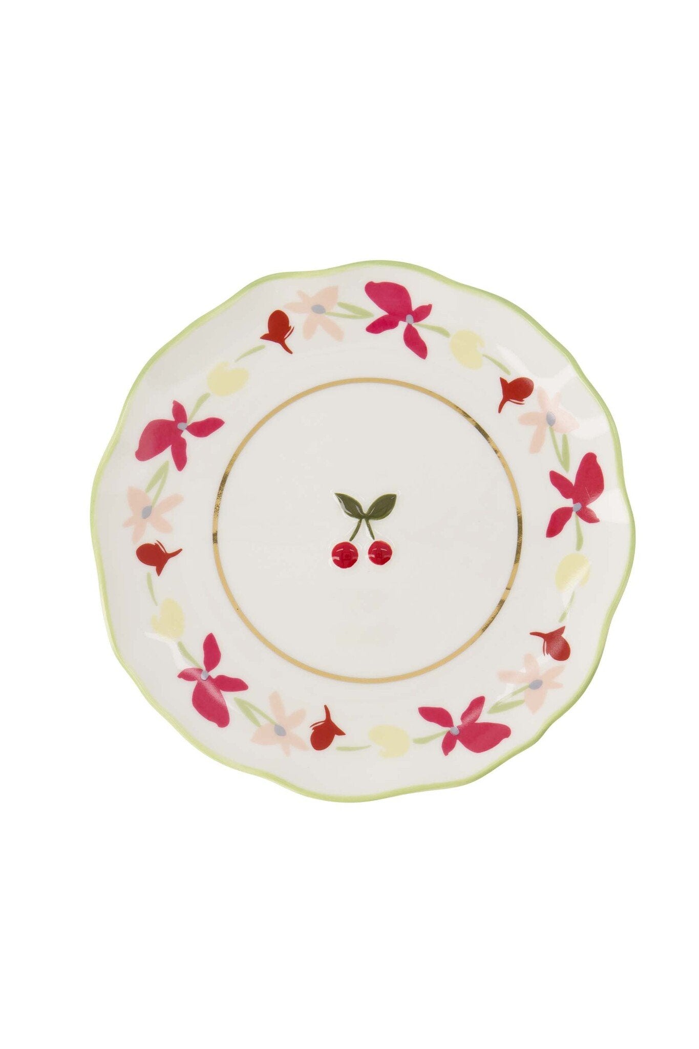 Zusss | Serveerschaal bloemen handgeschilderd