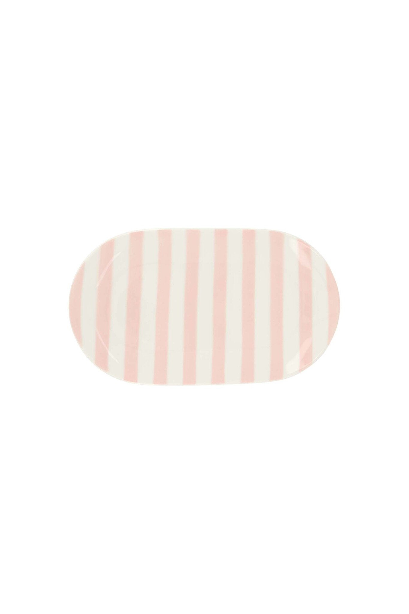 Zusss | Serveerschaal 20x11cm roze