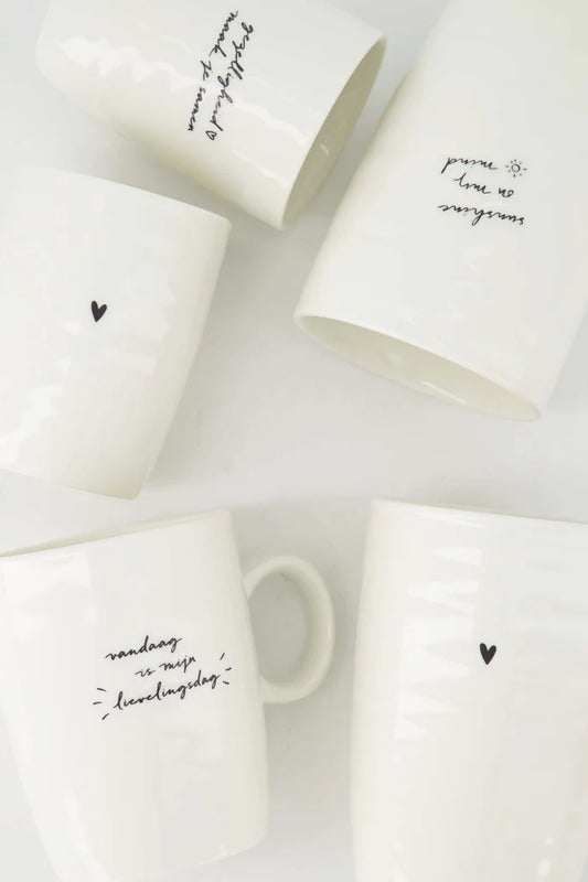 Zusss | Theemok lievelingsdag wit / zwart