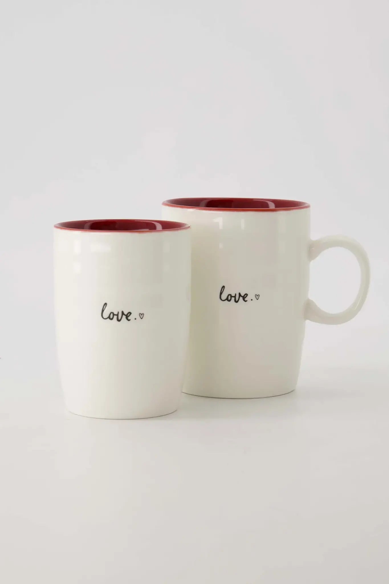 Zusss | Theemok love wit/rood/zwart