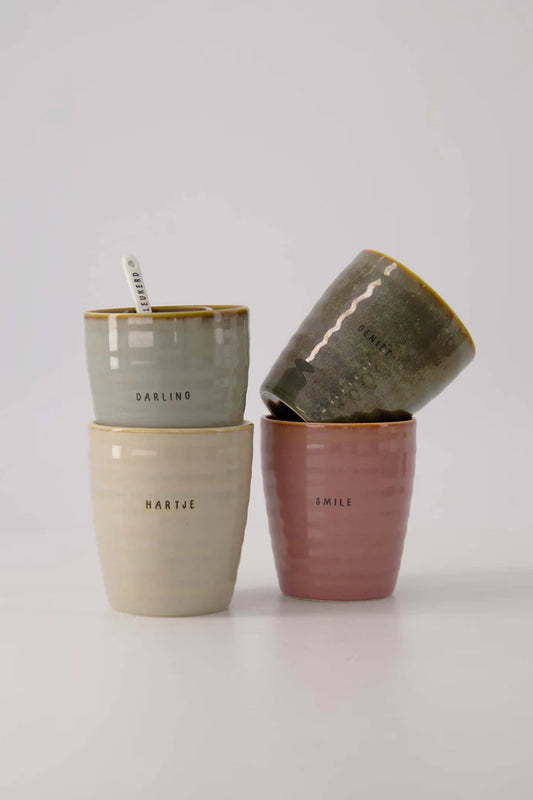 Zusss | Kaffeetasse lächelnd burgunderrot