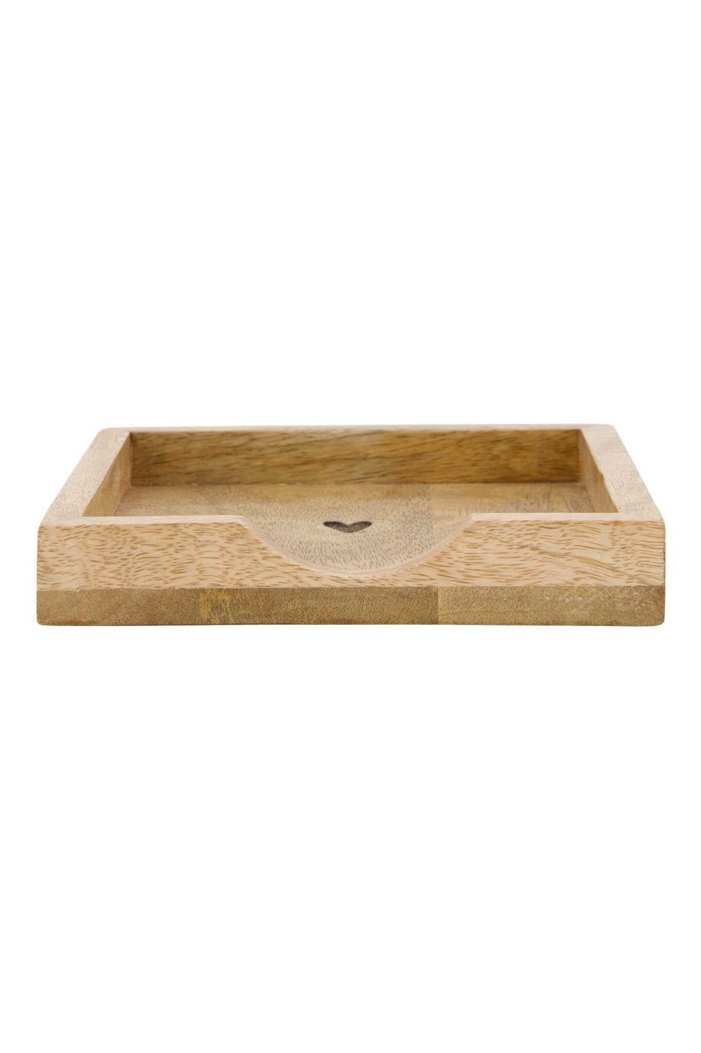 Zusss | Servethouder hout hartje 12.5cm