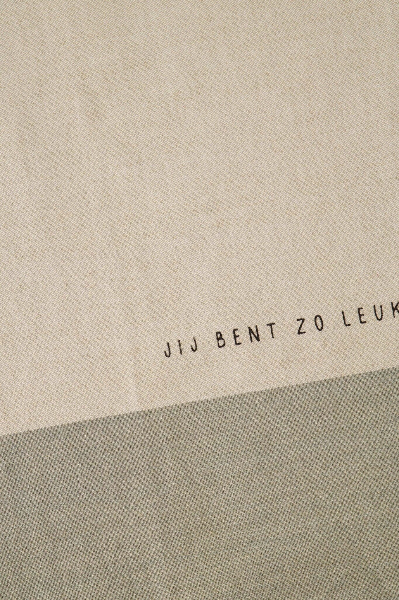 Zusss | Keukenset jij bent zo leuk zand/grijs/groen