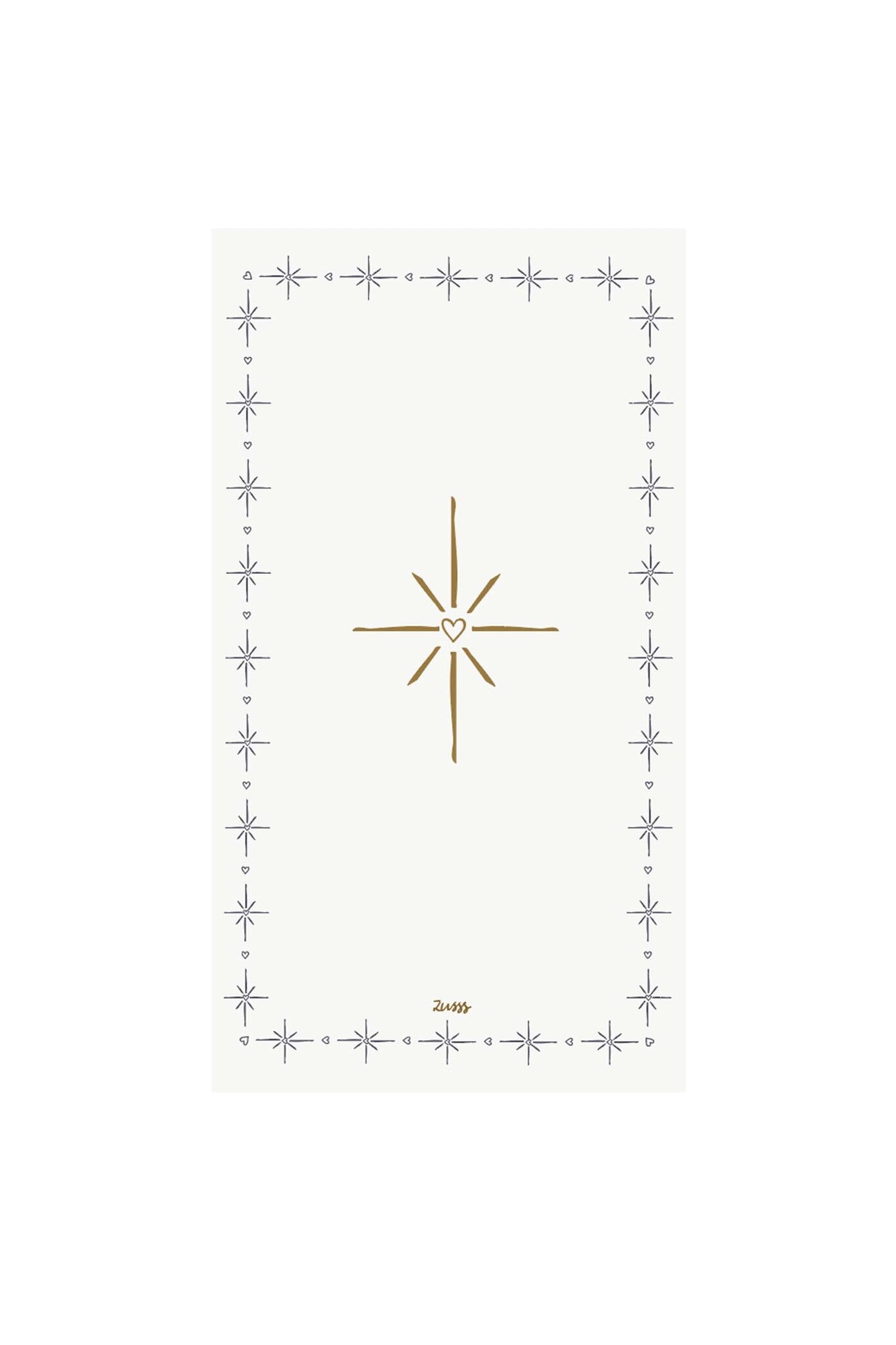 Zusss | Rechteckige Glitzerservietten