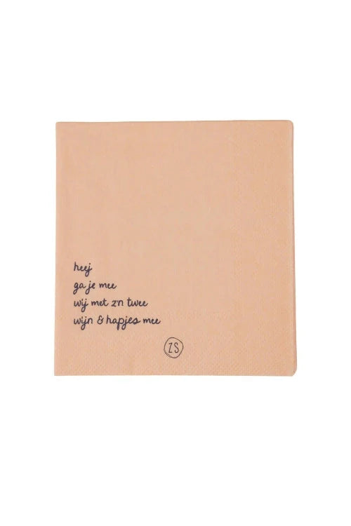 Zusss | Servetten hey ga je mee