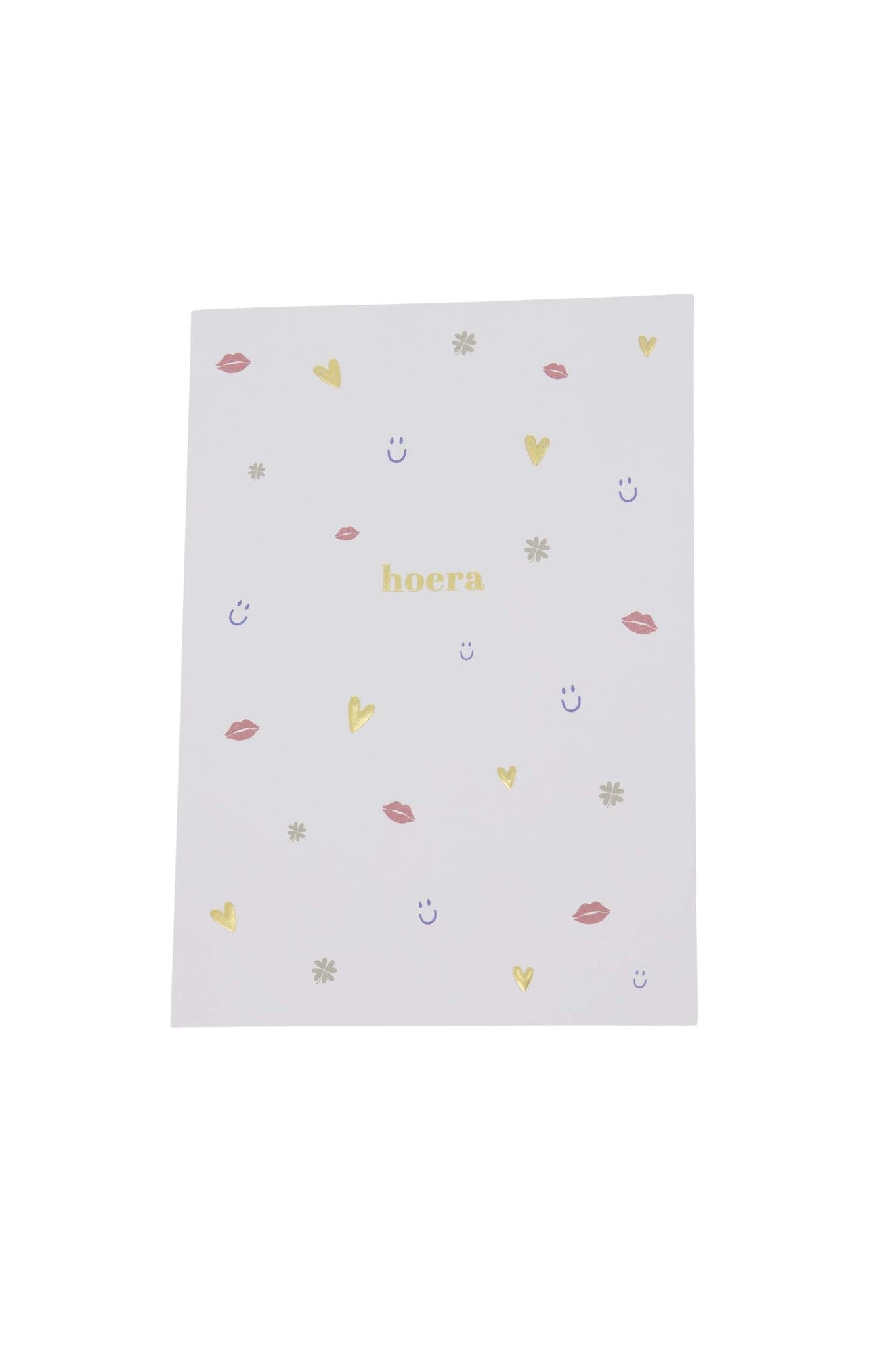 Zusss | Grußkarte Hurra, mehrfarbig