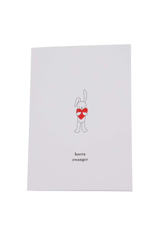 Zusss | Grußkarte Hurra schwanger