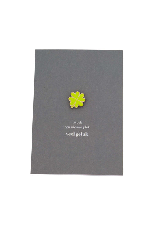 Zusss | Grußkartenmagnet Kleeblatt