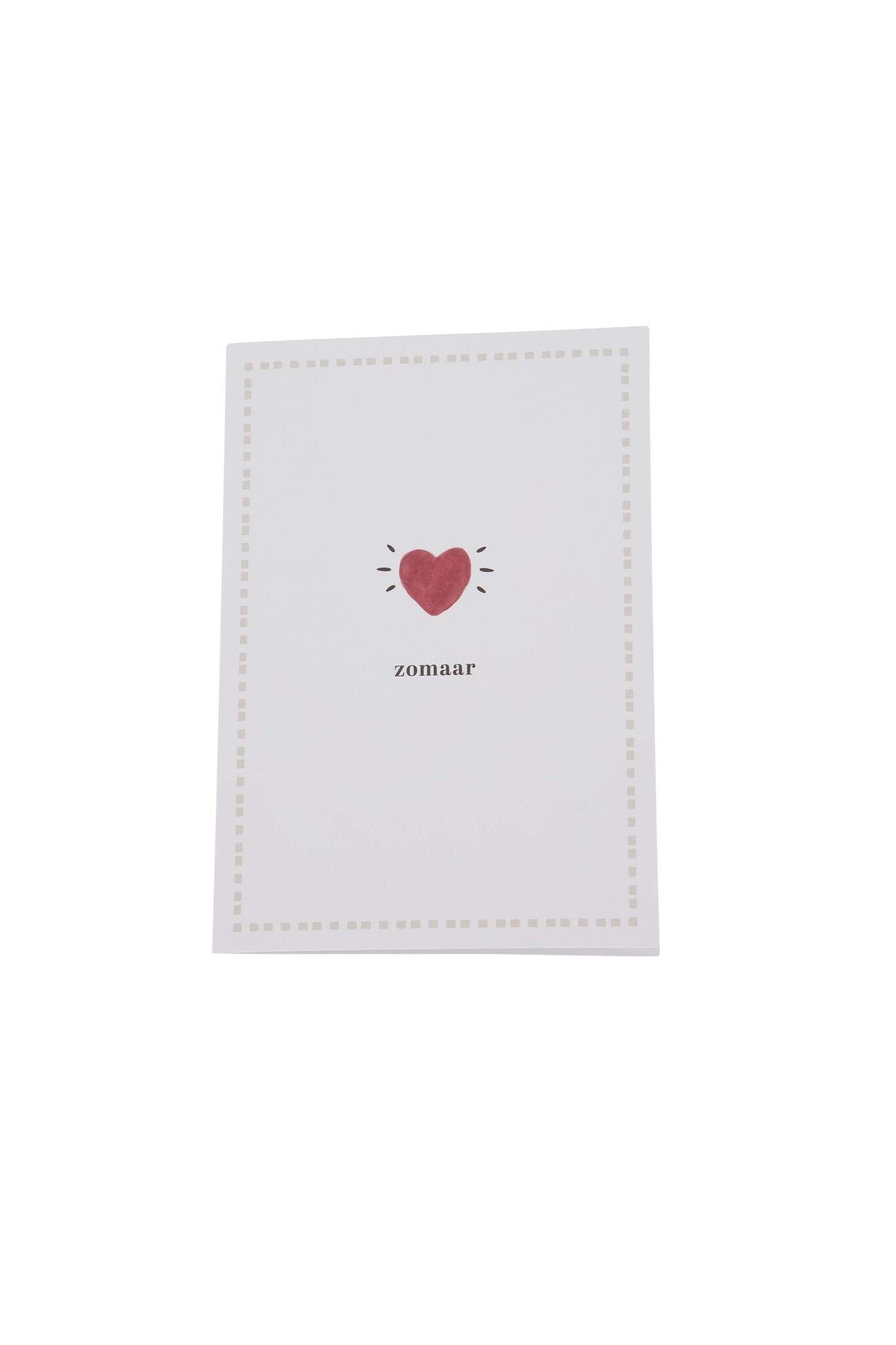 Zusss | Grußkarte genau wie diese, weiß/rot
