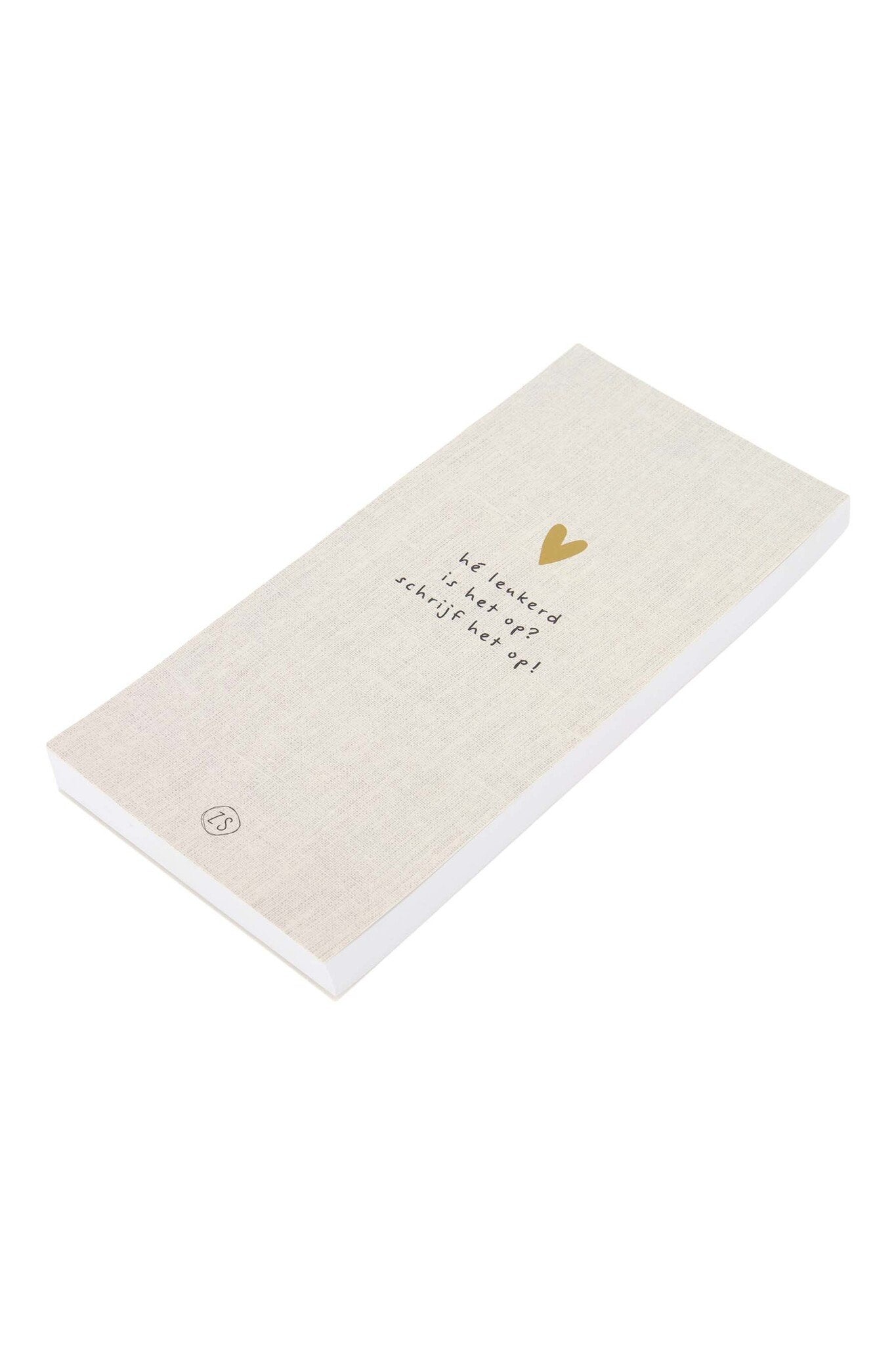 Zusss | Leinen-Einkaufsnotizblock