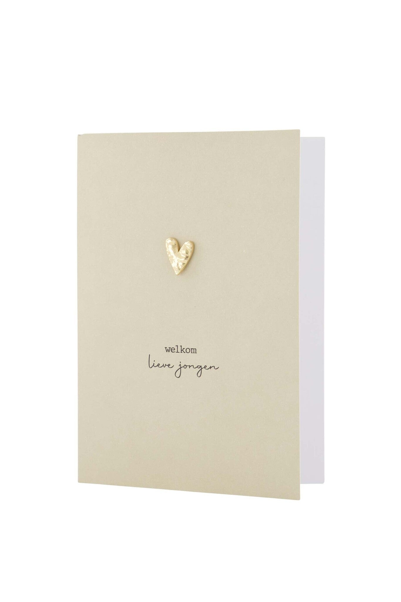 Zusss | Wenskaart broche welkom lieve jongen