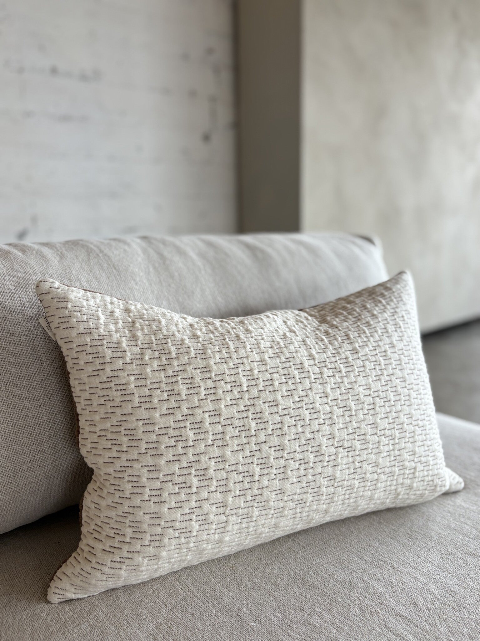 Studio Femme Home Sierkussenhoes Olivia bruin ecru