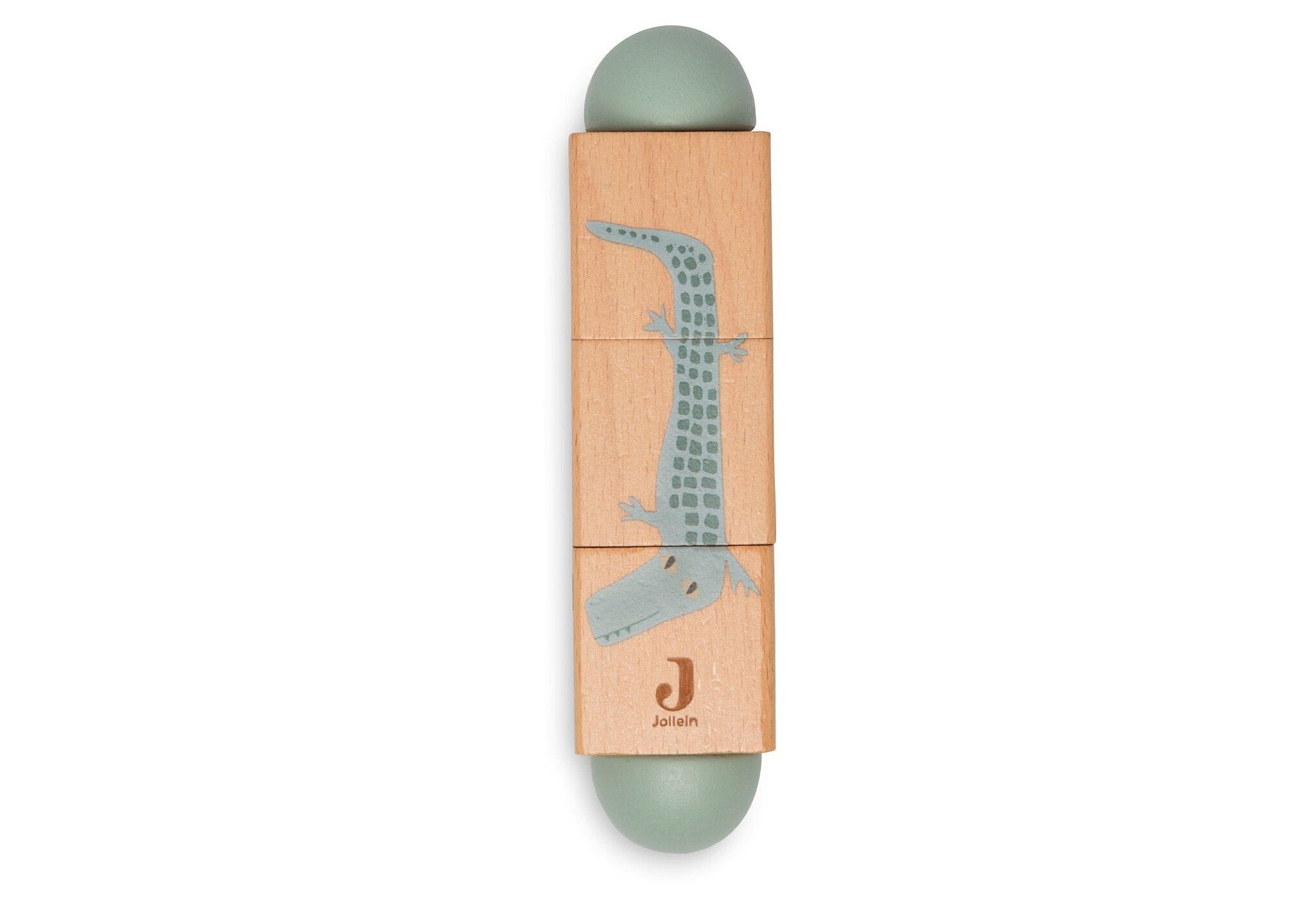 Jollein | Rotierendes Holzpuzzle „Dschungel Jambo“.