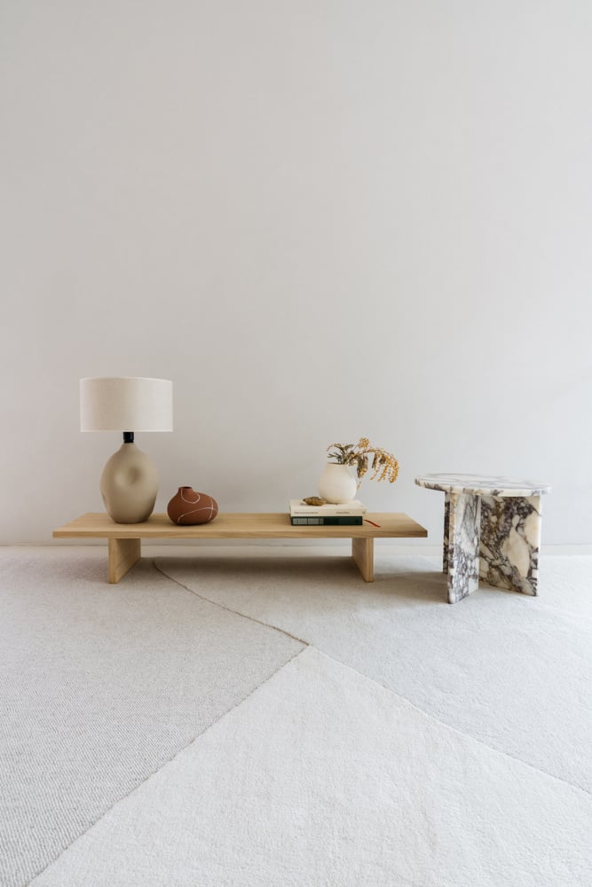 Studio Femme Home Wollen Vloerkleed Rose 200x290cm Beige