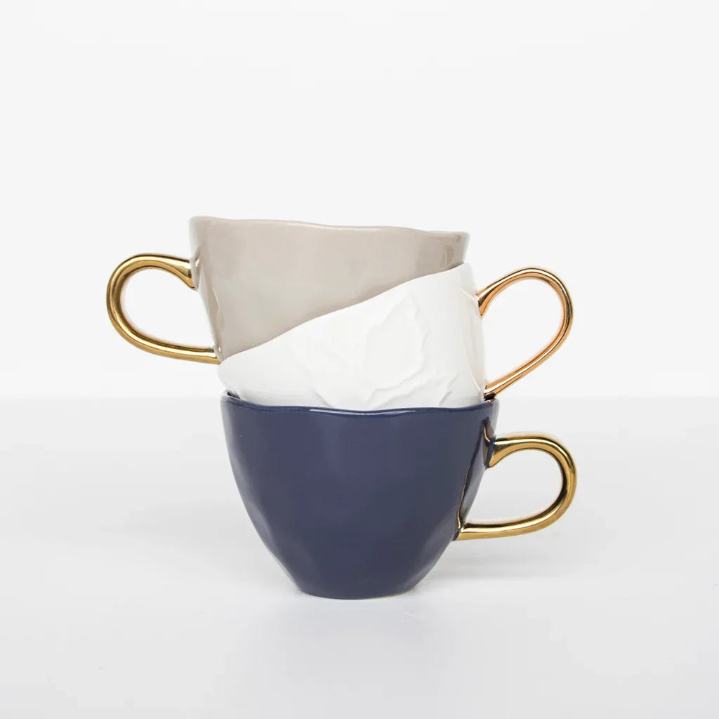 Urban Nature Culture Good Morning cup Coffee Ø8 cm Wit | Set van 4