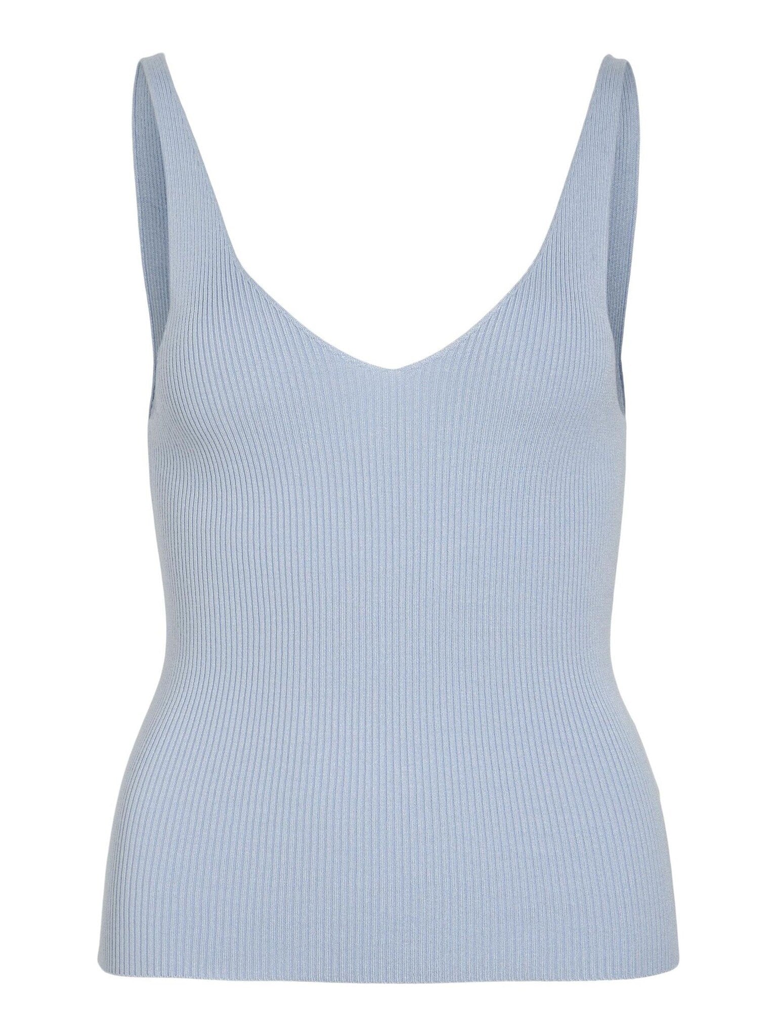 Vila | Top Wennie zacht blauw