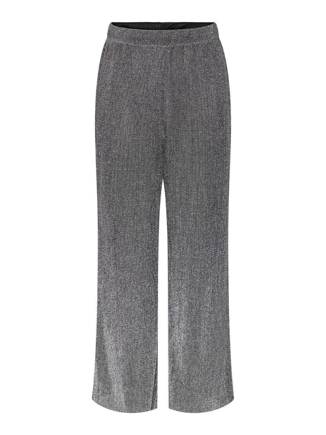 Pieces | Broek Roya zilver