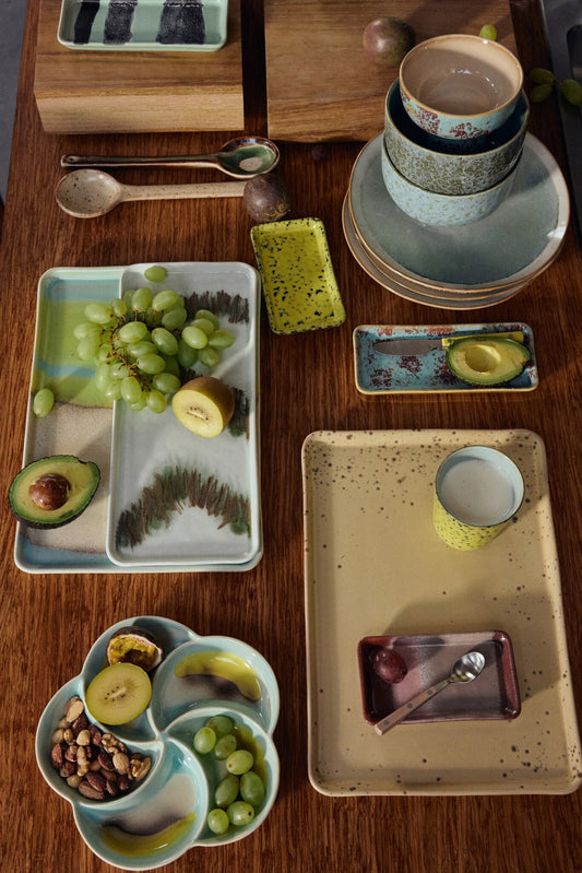PRE ORDER HK Living | 70's servies large tray grit