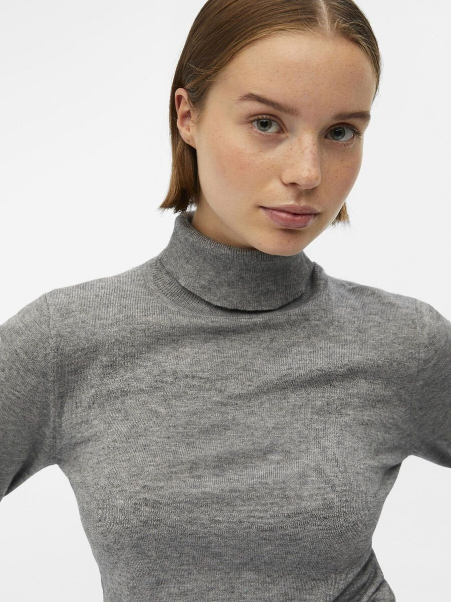 Objekt | Thess grauer Rollkragenpullover