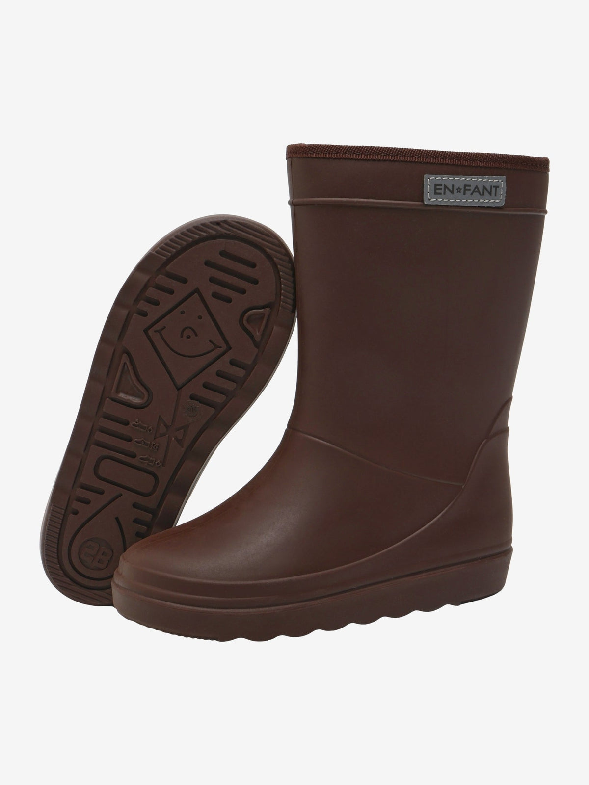 Enfant | Thermo Boots Solid Coffee Bean