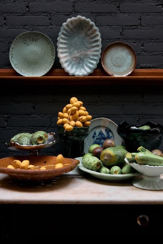 HK Living | 70's servies dessertbord Contrast