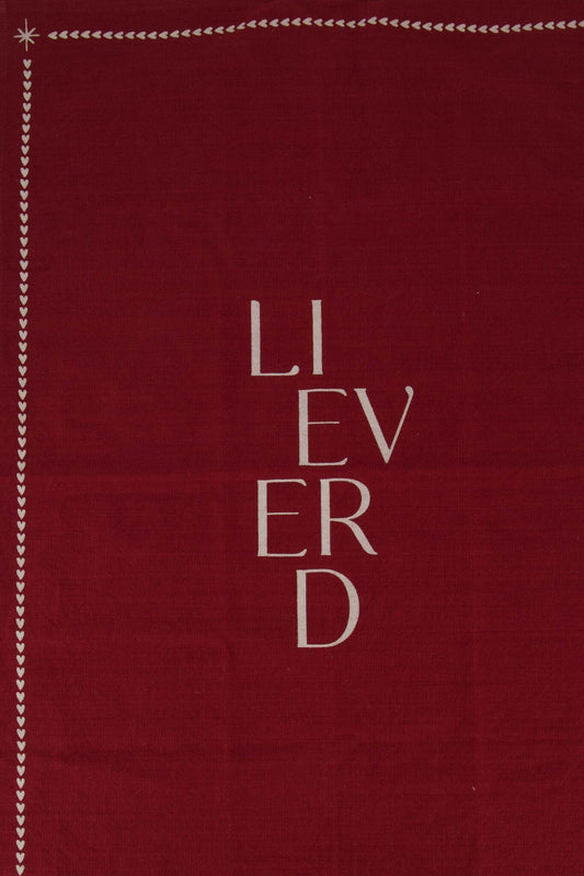 Zusss | Keukenset Lieverd zand donkerrood