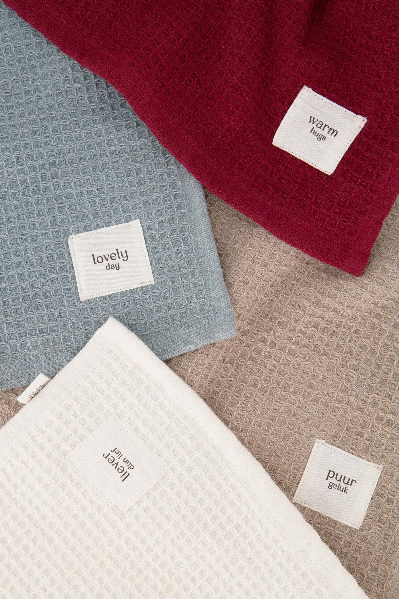 Zusss | Gästetuch Schöner Tag graublau