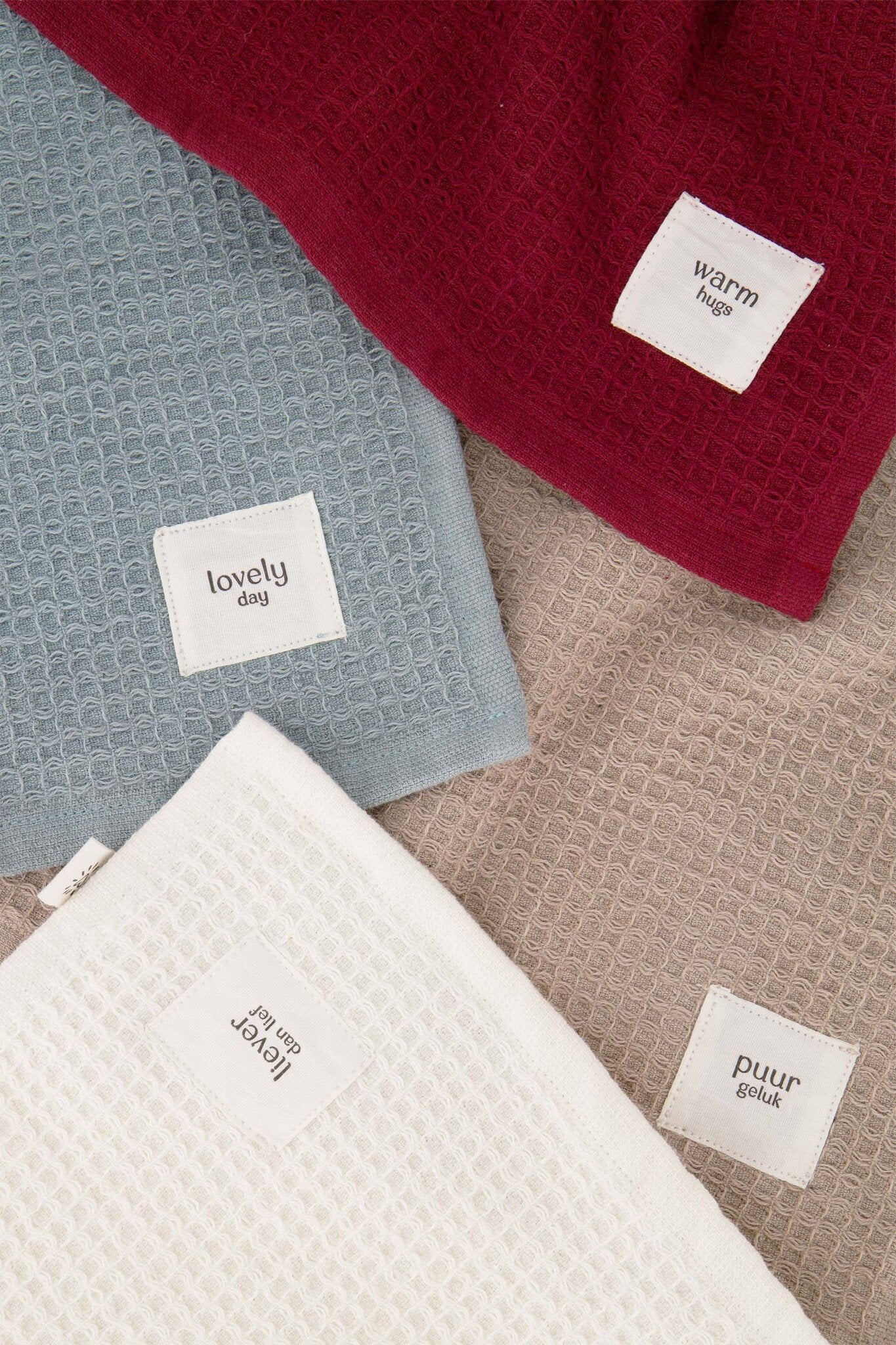 Zusss | Gastendoekje Lovely day grijsblauw