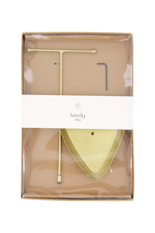 Zusss | Schmuckständer aus Metall, Herz, Gold