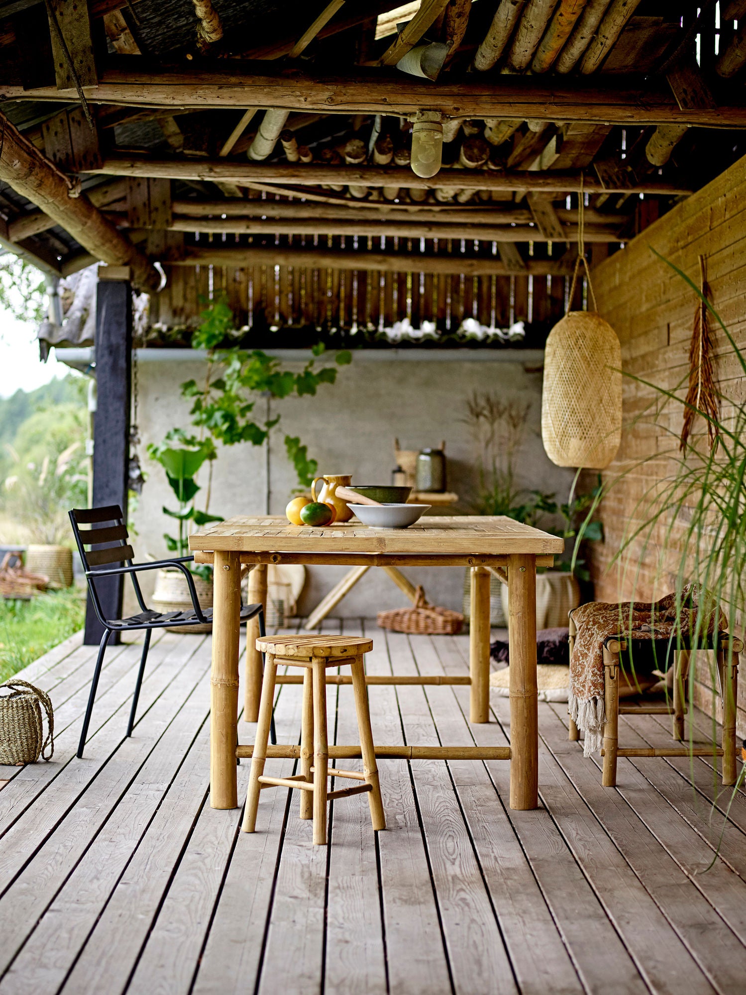 Bloomingville | Eettafel Sole bamboe 200cm
