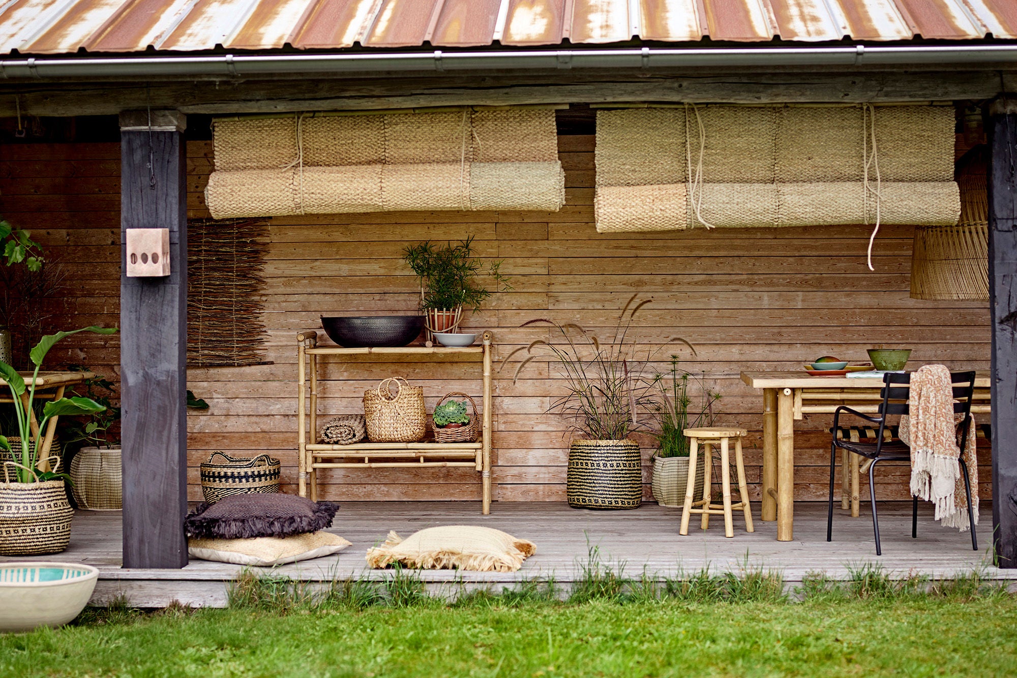 Bloomingville | Eettafel Sole bamboe 200cm