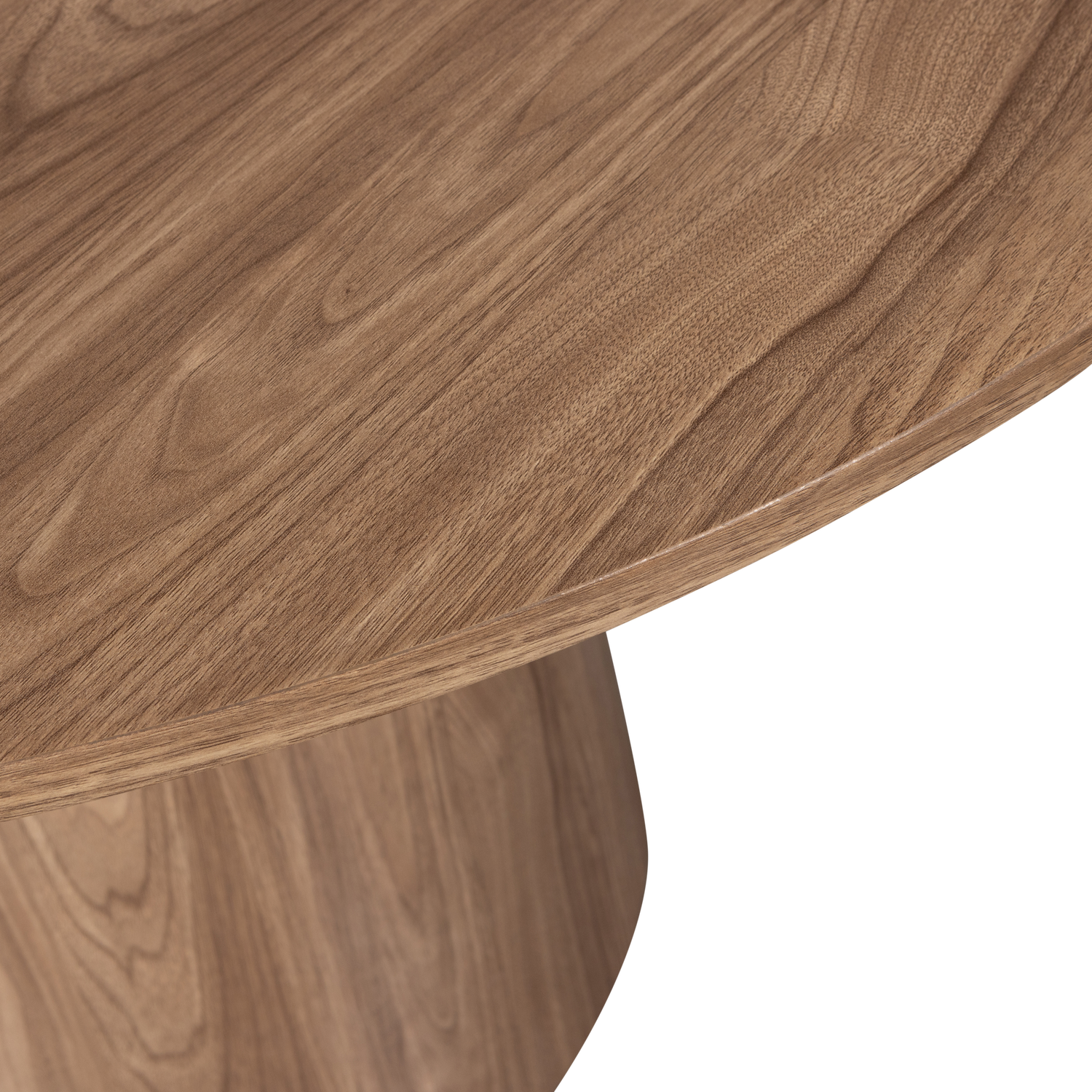 Woood Maan Eettafel Rond Walnoot 120cm