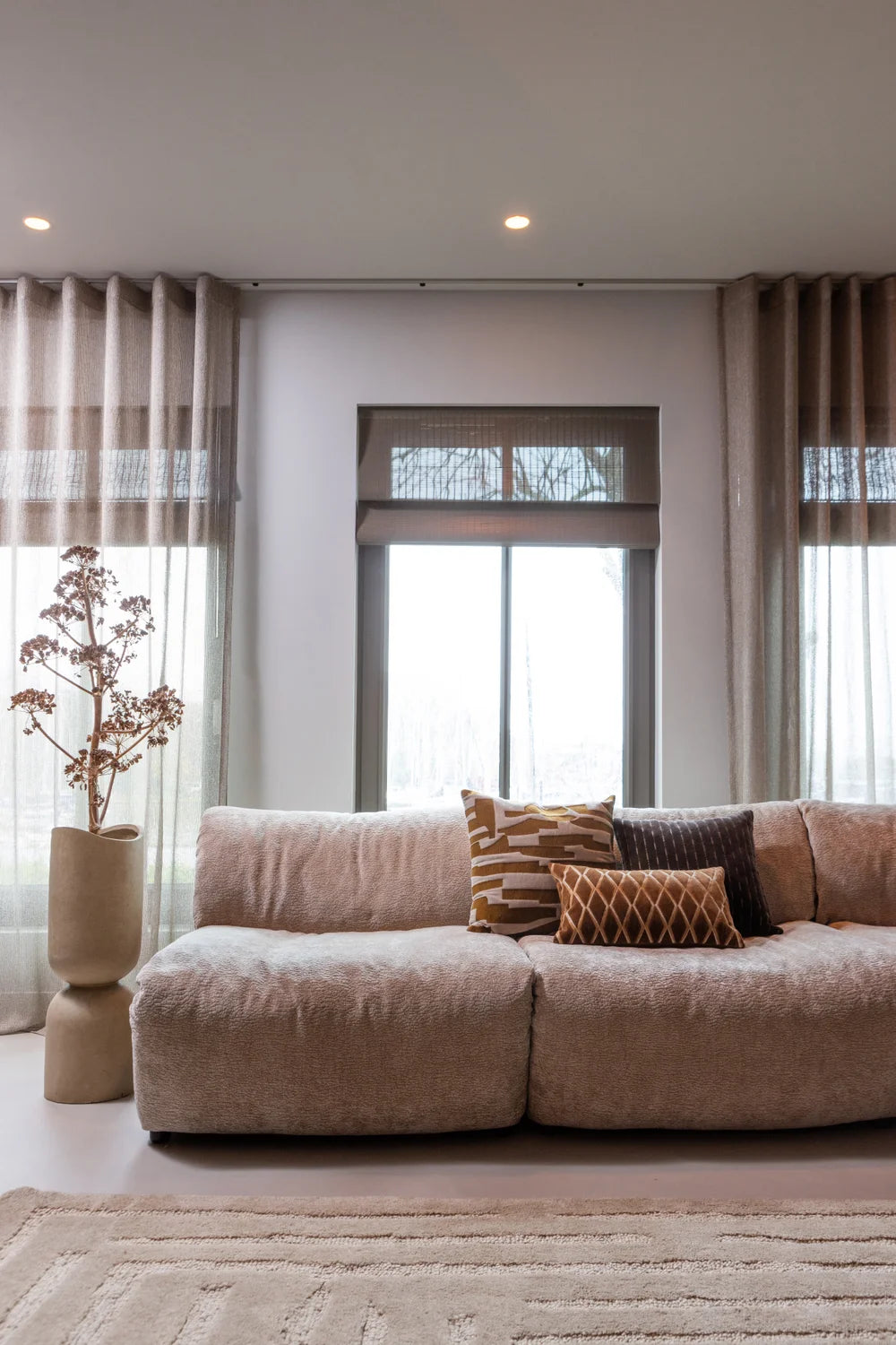 Holz | Kissen Isai Sand 50cm