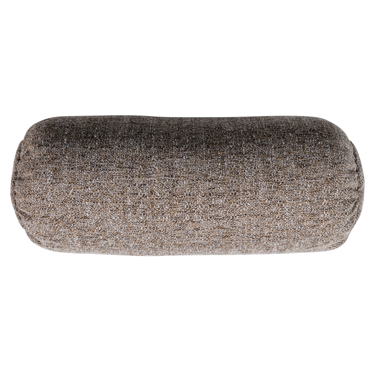 Woood Baggy Rolkussen 50x23cm Geweven stof bruin melange