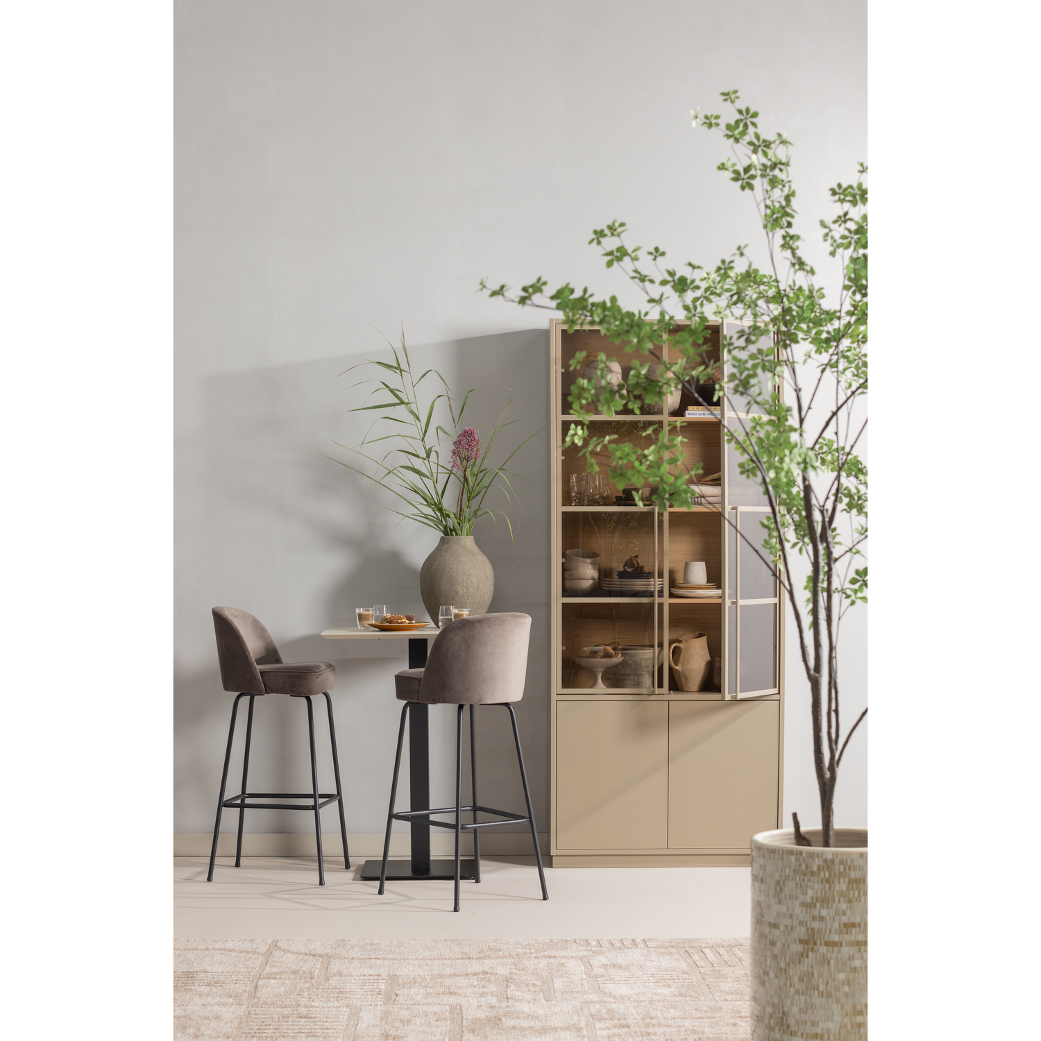 Woood Lovi Vloerkleed taupe
