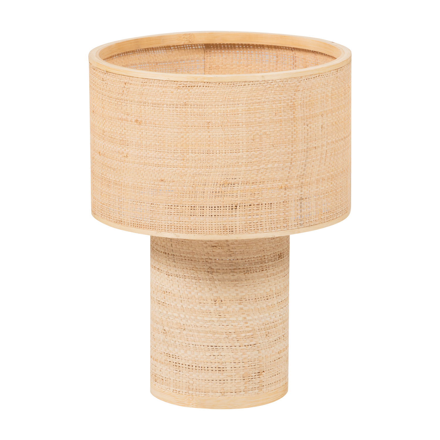 Woood Syro Tafellamp Raffia naturel 38cm