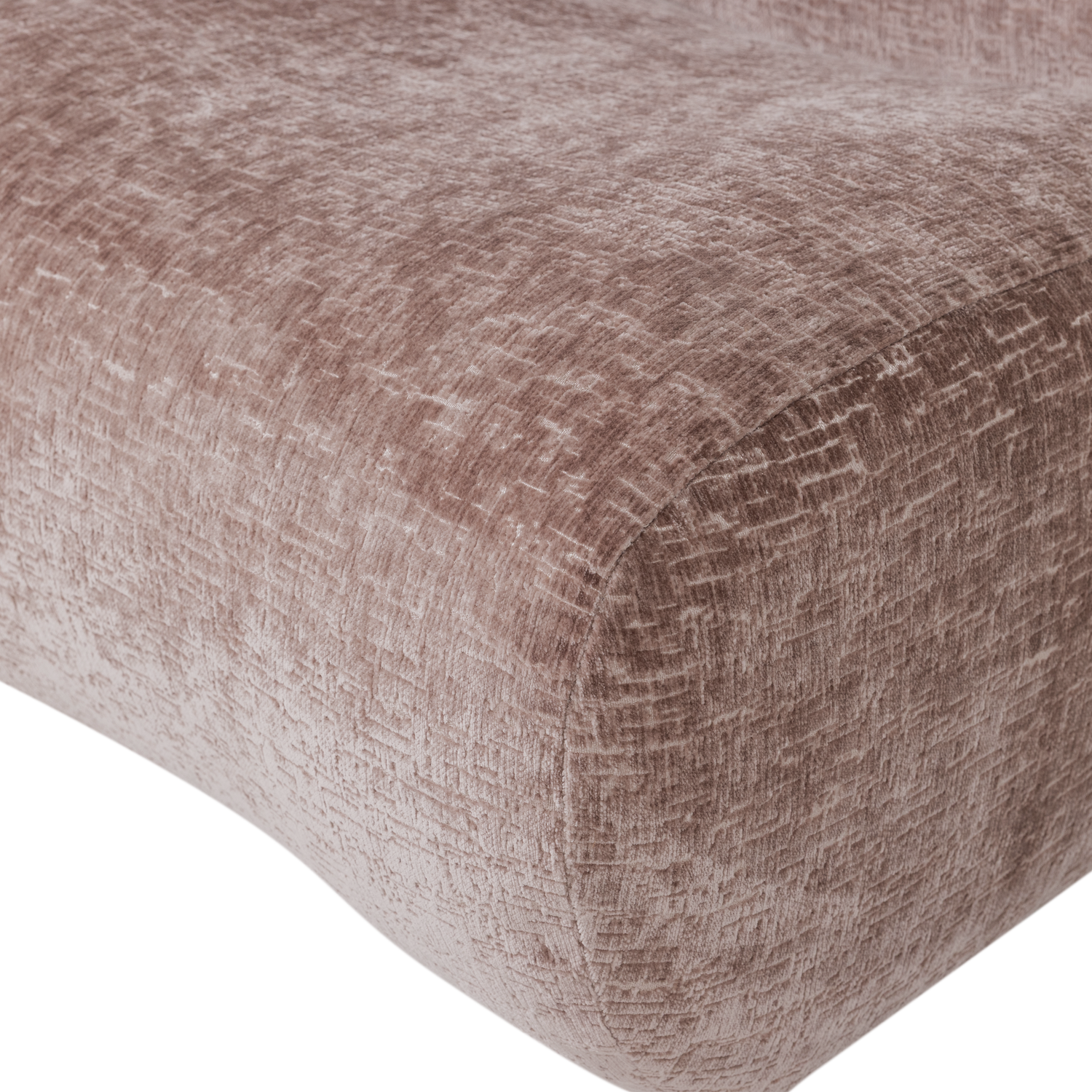 Woood Nomu Fauteuil Craquele velvet lichtroze