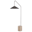 Woood Korn Vloerlamp metaal chroom