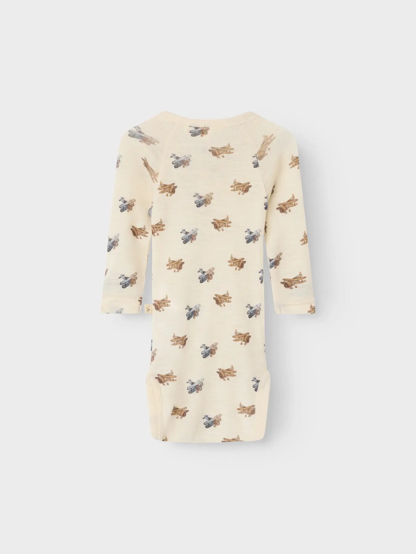 Lil Atelier | Woll-Strampler Nalu Flugzeuge