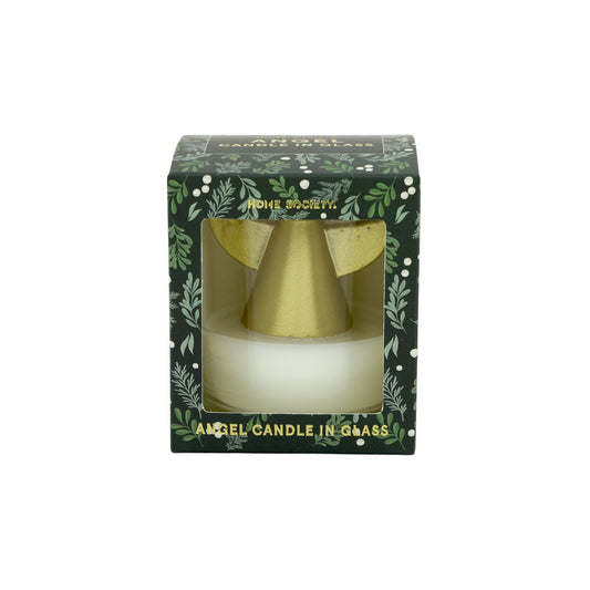 Home Society | Kaarsje met engel goud